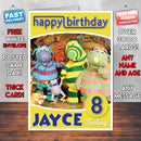Fimbles 2 Style Theme Personalised Kidshows Birthday Card (SA)