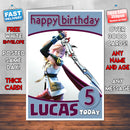 Personalised Final Fantasy Xiii 1 Inspired Style Game Kids Inspired Birthday Card (SA)