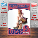 Personalised Final Fantasy Xiii Oerba Dia Vanille Inspired Style Game Kids Inspired Birthday Card (SA)