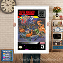 Final Fight 2 Super Nintendo GAME INSPIRED THEME Retro Gaming Poster A4 A3 A2 Or A1