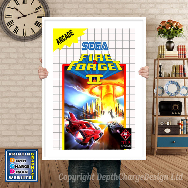 Fire And Forget 2 Inspired Retro Gaming Poster