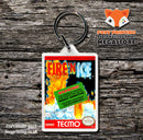 Final Fantasy Retro NES Game Cover Art Gaming Keyring