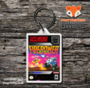 Firepower 2000 Game Inspired Retro Gaming Keyring