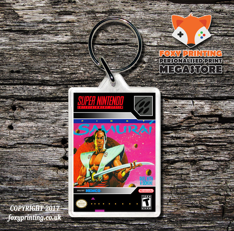 First Samurai Game Inspired Retro Gaming Keyring