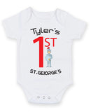 First St George's Day 2 Baby Grow Bodysuit