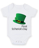 First St Patrick's Day Baby Grow Bodysuit