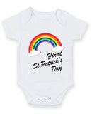 First St Patrick's Day 2 Baby Grow Bodysuit