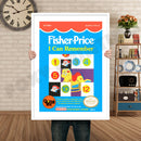 Fisher Price I Can Remember Retro GAME INSPIRED THEME Nintendo NES Gaming A4 A3 A2 Or A1 Poster Art 237