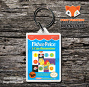 Fisher Price Fire House Rescue Retro NES Game Cover Art Gaming Keyring