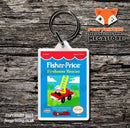 Fire N Ice Retro NES Game Cover Art Gaming Keyring