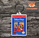 Fisher Price I Can Remember Retro NES Game Cover Art Gaming Keyring