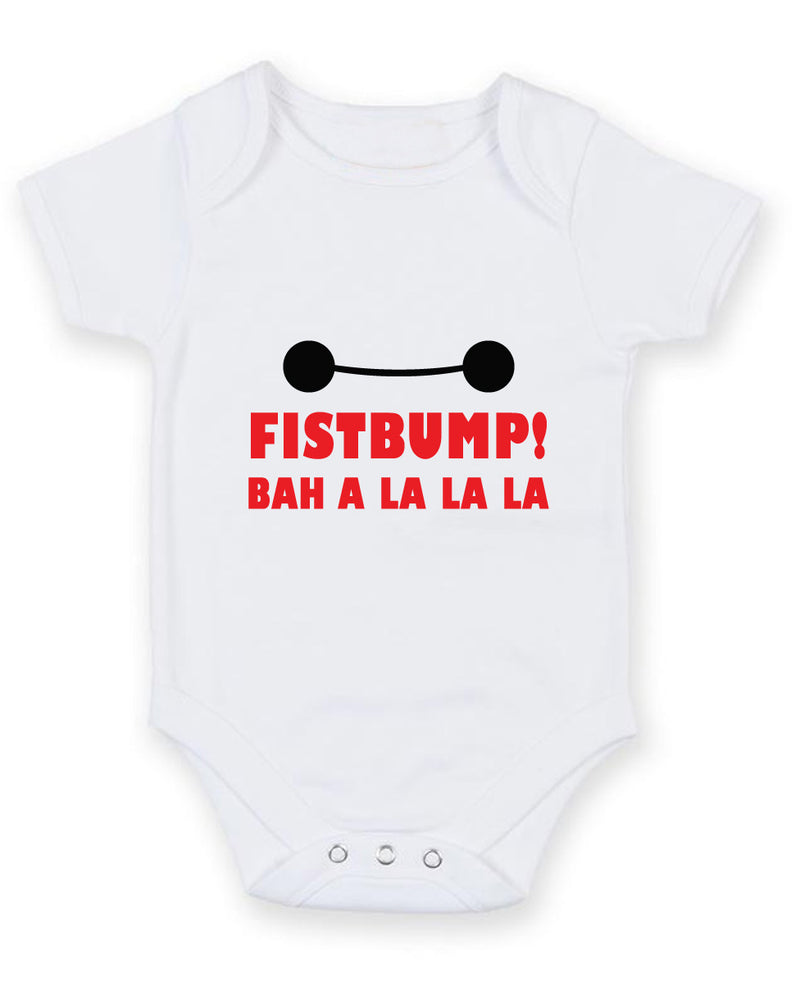 Fistbump Bah a la lal la Printed Baby Grow Bodysuit Boy Girl Unisex Gift