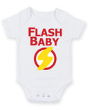 Flash Baby Personalised Baby Boy Girl Unisex Short Sleeve Bodysuit
