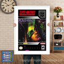 Flashback Super Nintendo GAME INSPIRED THEME Retro Gaming Poster A4 A3 A2 Or A1