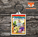 Flintstone's Surprise At Dinosaur Peak Retro NES Game Cover Art Gaming Keyring