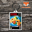 Flintstones Game Inspired Retro Gaming Keyring
