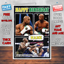 Floyd Mayweather KE Inspired Style Personalised Boxing Card
