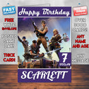 Fortnite G5 Inspired Style Game Kids Inspired Birthday Card (SA)