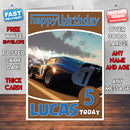 Personalised Forza Horizon 1 Inspired Style Game Kids Inspired Birthday Card (SA)