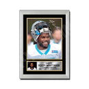 Fozzy Whittaker 1 Limited Edition Football Signed Print - American Footballer