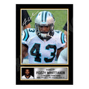 Fozzy Whittaker 2 Limited Edition Football Signed Print - American Footballer