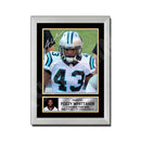 Fozzy Whittaker 2 Limited Edition Football Signed Print - American Footballer