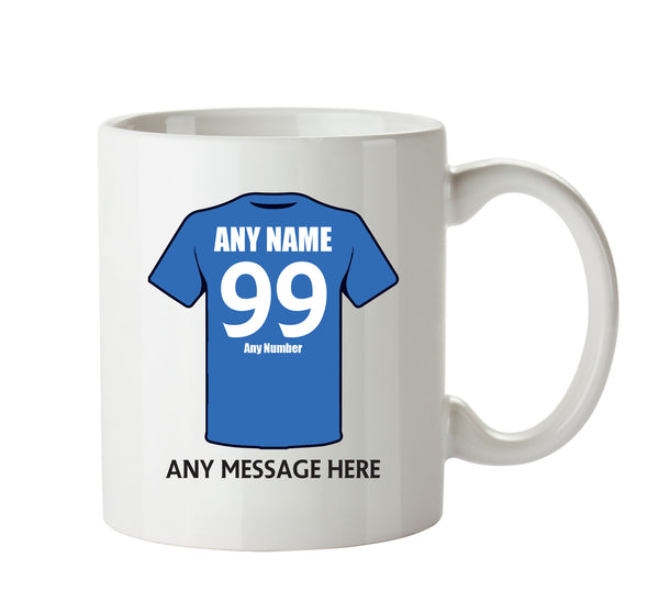 France Football Team Mug - Personalised Birthday Age and Name – printed mug product image 1