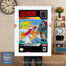Frantic Flea Super Nintendo GAME INSPIRED THEME Retro Gaming Poster A4 A3 A2 Or A1