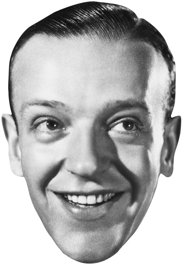 Fred Astaire Face Mask – Fancy Dress Cardboard Costume Mask