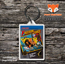 Frankenstein The Monster Returns Retro NES Game Cover Art Gaming Keyring