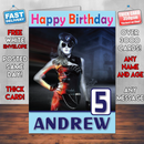 Personalised French Commander Inspired Style Game Kids Inspired Birthday Card (SA)