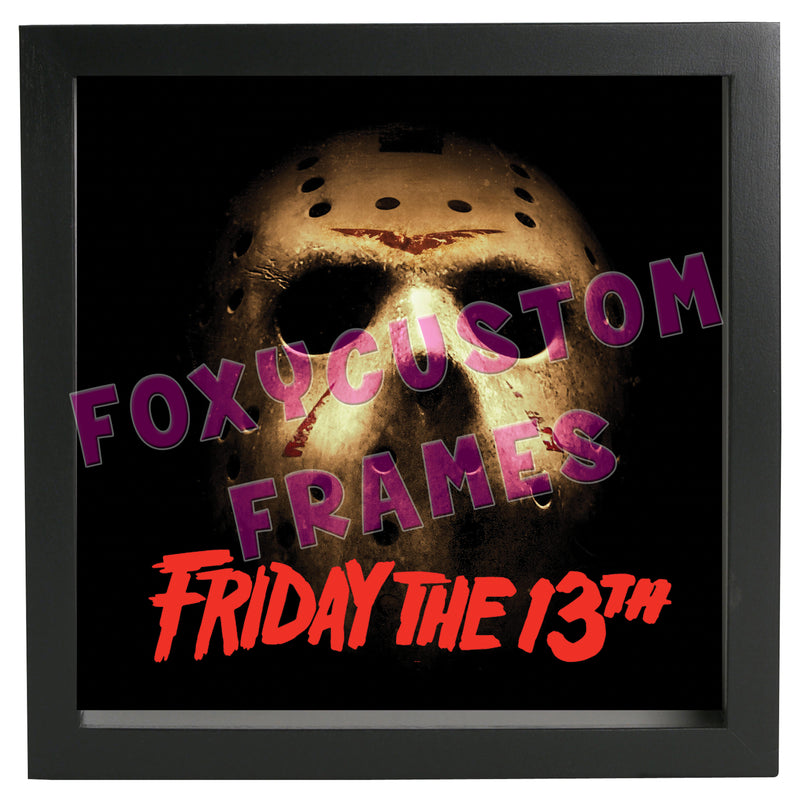 Friday the 13th Lego Display Case - Minifigure Display Background and Frames