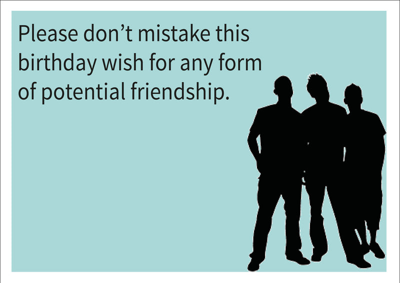 Friendship INSPIRED Adult Personalised Birthday Card Birthday Card