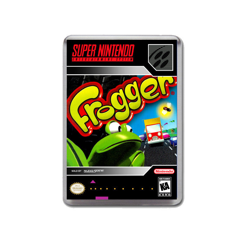 Frogger - SNES GAME inspired Retro Gaming Magnet