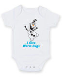 Frozen Inspired Olaf Snowman 3 Printed Baby Grow Bodysuit Boy Girl Unisex Gift