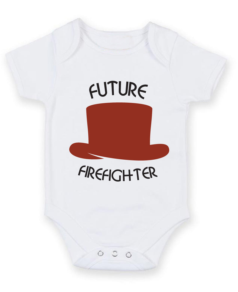Future Firefighter Baby Grow Bodysuit
