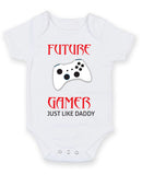 Future Gamer Just Like Daddy Baby Grow Bodysuit