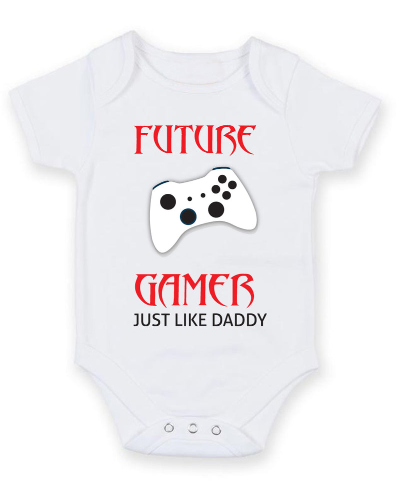Future Gamer Just Like Daddy Baby Grow Bodysuit