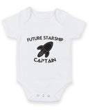 Future Starship Captain Baby Grow Bodysuit