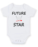 Future Wwe Star Personalised Baby Boy Girl Unisex Short Sleeve Bodysuit