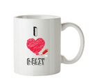 I Love G EAZY Celebrity Mug