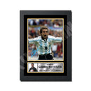 GABRIEL BATISTUTA 2 Limited Edition Football Player Signed Print - Football