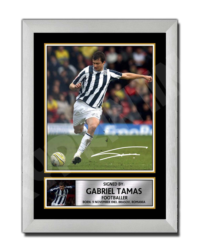 GABRIEL TAMAS Limited Edition Football Player Signed Print - Football