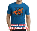 Game Over Colour Custom Stag T-Shirt - Any Name - Party Tee