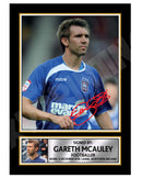 GARETH McAULEY Limited Edition Football Player Signed Print - Football