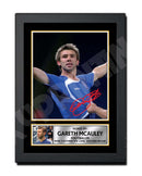 GARETH McAULEY 2 Limited Edition Football Player Signed Print - Football