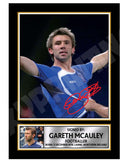 GARETH McAULEY 2 Limited Edition Football Player Signed Print - Football