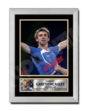 GARETH McAULEY 2 Limited Edition Football Player Signed Print - Football
