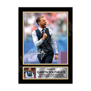 GARETH SOUTHGATE Limited Edition Football Player Signed Print - Football