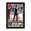 GARETH SOUTHGATE 2 Limited Edition Football Player Signed Print - Football